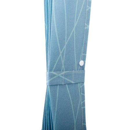Disposable Privacy Curtain Covoc Glacier Blue 72 X 72 Inch