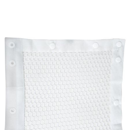 Disposable Privacy Curtain Mesh Covoc White 72 X 30 Inch