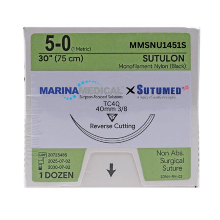 Nonabsorbable Suture without Needle Sutumed Nylon Fibers Size 5-0 30 Inch Suture Monofilament