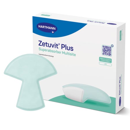 Super Absorbent Dressing Zetuvit® Plus Square 7.3 X 6.8 Inch Without Border Sterile