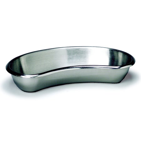 Emesis Basin Grafco® Silver 13 oz. Stainless Steel Reusable