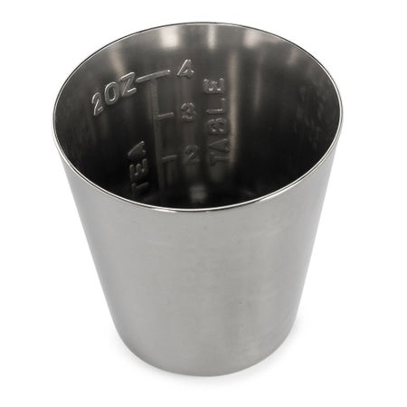 Medicine Cup Grafco® 2 oz. Silver Stainless Steel Reusable NonSterile