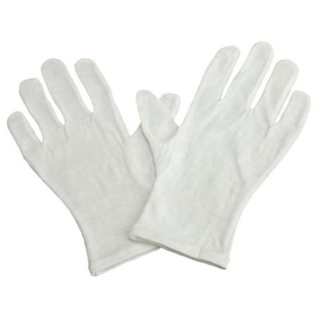 Infection Control Glove Grafco® Medium / Large Cotton White Wrist Length Hemmed Cuff NonSterile