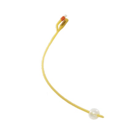 Foley Catheter Kenguard™ 2-Way Standard Tip 5 cc Balloon 18 Fr. Silicone Oil Coated Latex