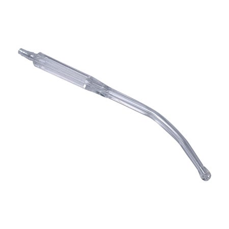 Suction Tube Handle with Tubing Argyle™ Rigid Angled Type Bulb Tip Yankauer Style Non-Vented Sterile