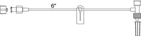 IV Extension Set 6 Inch Tubing