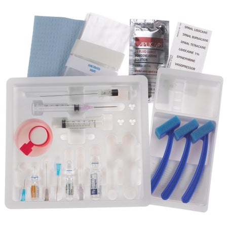 Spinal Anesthesia Tray 22 Gauge 3-1/2 Inch