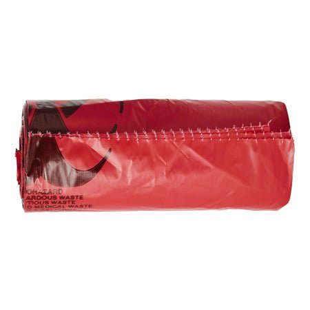 Biohazard Waste Bag McKesson Biohazard Symbol / Infectious Waste 30 to 33 gal. Red 31 X 41 Inch