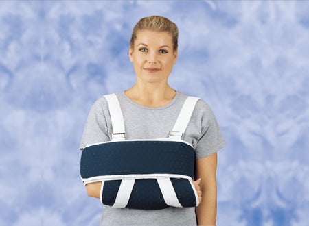 Sling and Swathe Shoulder Immobilizer DeRoyal® One Size Fits Most Synthetic Buckle Closure