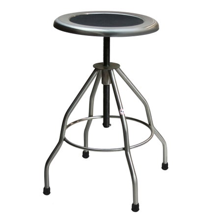 Exam Stool Clifton Without Backrest Spindle Height Adjustment Without Casters Gray