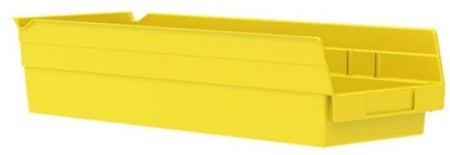 Shelf Bin Yellow Industrial Grade Polymers 4 X 6-5/8 X 17-7/8 Inch