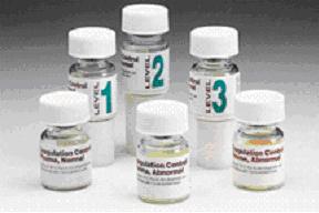 Coagulation Control Pacific Hemostasis® Plasma Normal Level 10 X 1 mL