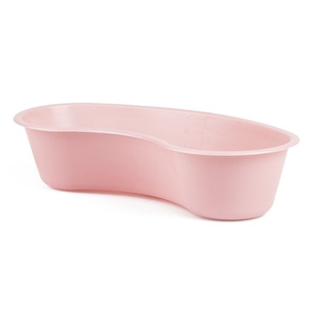 Emesis Basin Medegen Dusty Rose 16 oz. Plastic Single Patient Use