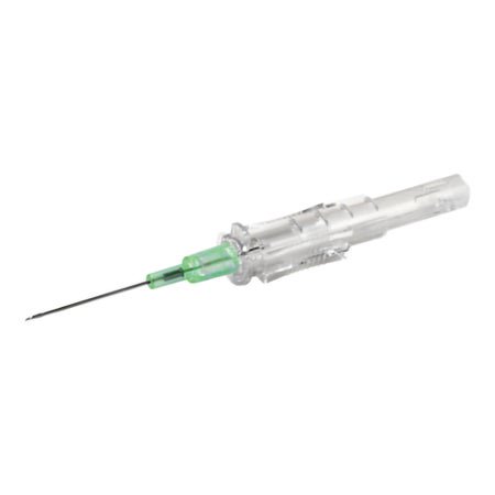 Peripheral IV Catheter Protectiv® 18 Gauge 1-1/4 Inch FEP Polymer Straight Hub Non Blood Control Sliding Safety