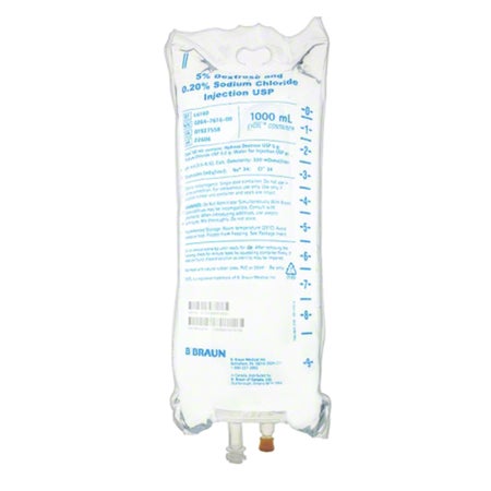 Dextrose / Sodium Chloride 5% - 0.2% IV Solution 1,000 mL