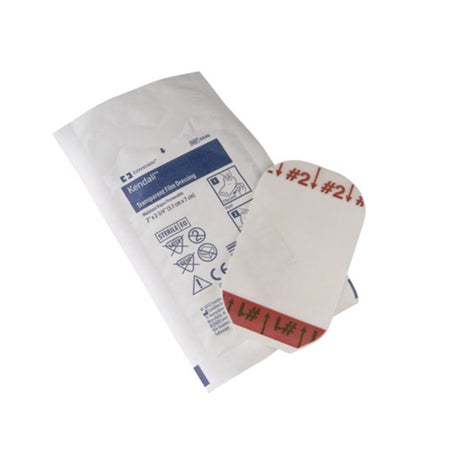 Transparent Film Dressing Kendall™ 4 X 4-3/4 Inch 2 Tab Delivery Rectangle Sterile