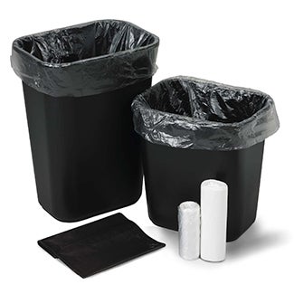 Trash Bag 56 gal. 1.5 mil 43 X 48 Inch Clear Star Seal Bottom Coreless Roll