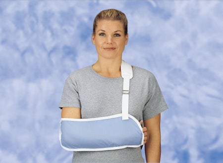 Arm Sling DeRoyal® Narrow Pouch Buckle Closure / Adjustable Strap Large
