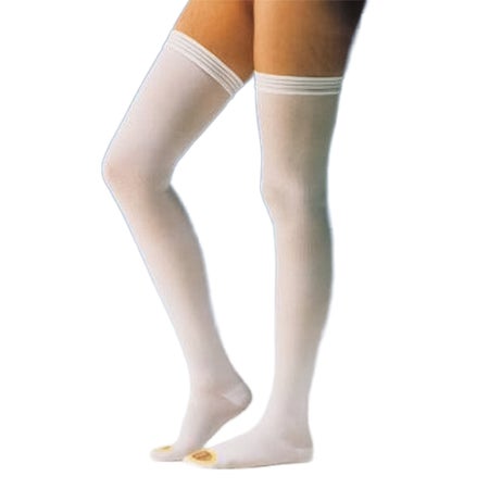 Anti-embolism Stocking Jobst® Anti-embolism/GPT™ Thigh High Medium / Regular White Inspection Toe