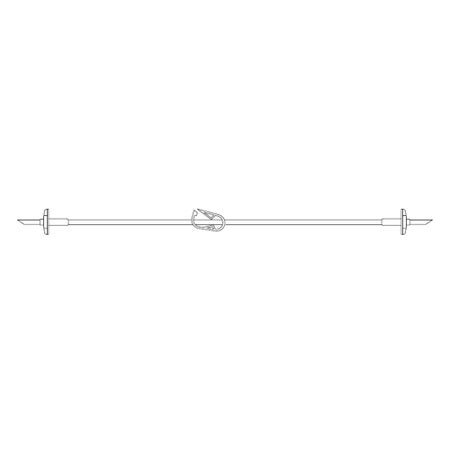 Fluid Transfer Set BBraun Non-DEHP Pinch Clamp Wide Bore Sterile