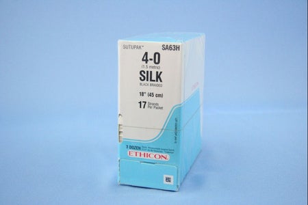 Nonabsorbable Suture without Needle Perma - Hand™ SUTUPAK™ Silk Size 4-0 18 Inch Suture Braided