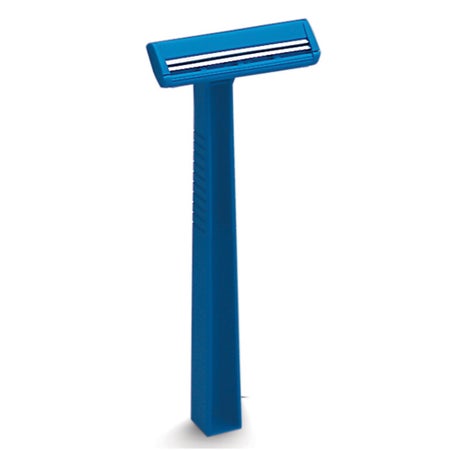 Personal Razor Single Edge Twin Blade NonSterile Disposable