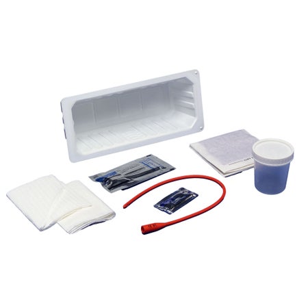 Intermittent Catheter Tray Kenguard™ Urethral 14 Fr. Without Balloon Vinyl