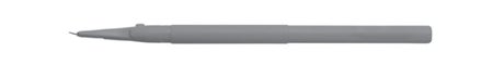 Micro Stab Knife Beaver® Micro-Unitome™ Conventional Stainless Steel / Plastic 3 mm Depth Full Handle Sterile Disposable