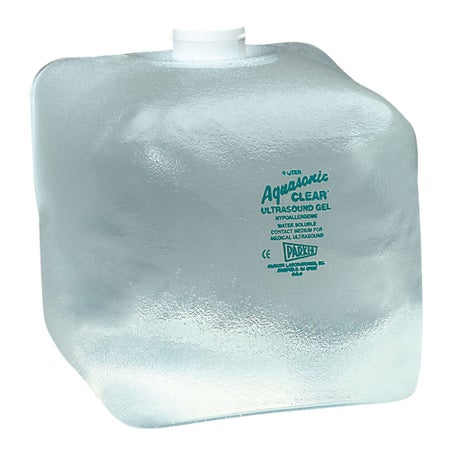 Ultrasound Gel Aquasonic Clear® High Viscosity 5 Liter Jug NonSterile