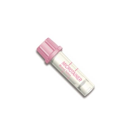BD Microtainer® Capillary Blood Collection Tube K2 EDTA Additive 250 µL to 500 µL BD Microgard™ Closure Plastic Tube