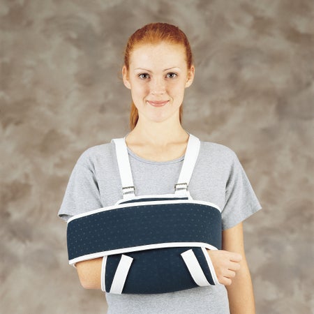 Sling and Swathe Shoulder Immobilizer DeRoyal® Small Synthetic Buckle Closure Left or Right Arm