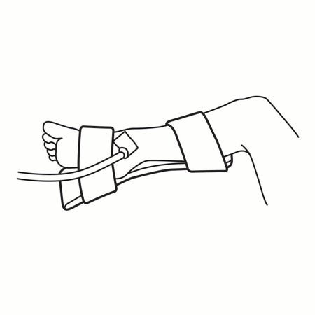 IV Armboard 1-1/2 X 3-1/2 Inch Neonatal Flexible