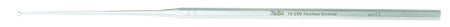 Ear Curette Miltex® Buck 6-1/2 Inch Length Octagonal Handle Size 00 Tip Straight Blunt Loop Tip
