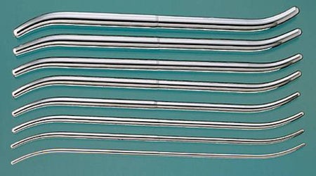 Uterine Dilator Set 13 - 15 Fr. to 41 - 43 Fr. Pratt 11-1/2 Inch Length Stainless Steel NonSterile