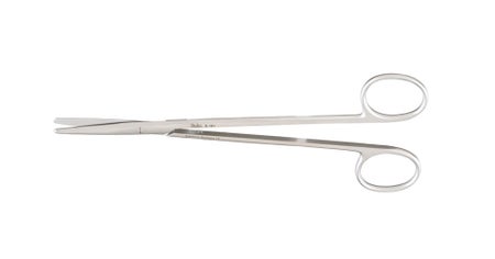 Dissecting Scissors Miltex® Metzenbaum 7 Inch Length OR / Surgical Grade German Stainless Steel NonSterile Finger Ring Handle Straight Blunt Tip / Blunt Tip