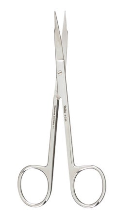 Operating Scissors Miltex® Goldman-Fox 5 Inch Length OR / Surgical Grade German Stainless Steel NonSterile Finger Ring Handle Curved Sharp Tip / Sharp Tip