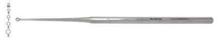 Ear Curette Vantage® Buck 6-1/2 Inch Length Single-ended Handle Size 2 Tip Straight Blunt Tip