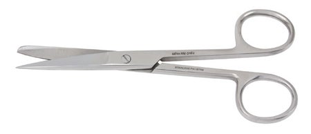Operating Scissors Vantage® 6-1/2 Inch Length Floor / Office Grade Pakistani Stainless Steel NonSterile Finger Ring Handle Straight Sharp Tip / Blunt Tip