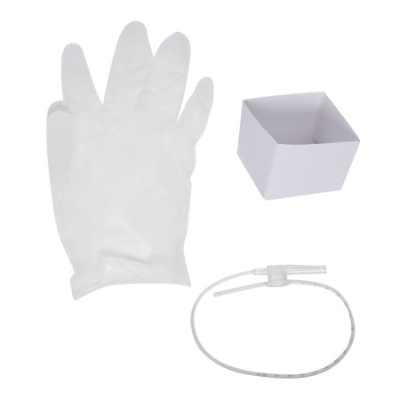 Suction Catheter Kit Tri-Flo® Cath-N-Glove® 8 Fr. Beveled Tip