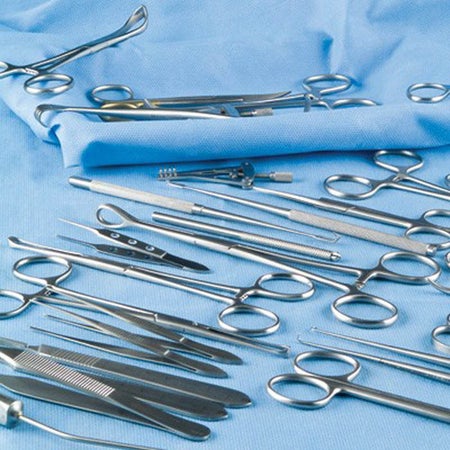 Needle Holder Sklar® TC Mayo-Hegar 7 Inch Length Straight Serrated Tips Finger Ring Handle