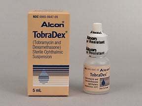 TobraDex® Tobramycin / Dexamethasone 0.3% - 0.1% Ophthalmic Drops 5 mL