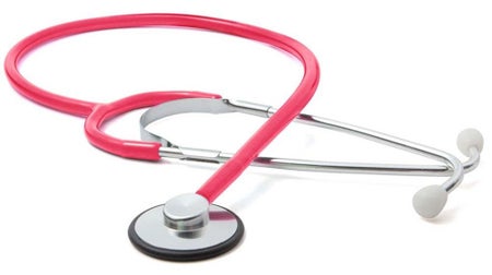 General Exam Stethoscope Proscope™ 660 Pink 1-Tube 21 Inch Tube Single Sided Chestpiece