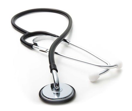 Bowles Stethoscope Proscope™ 662 Black 1-Tube 22 Inch Tube Single Sided Chestpiece