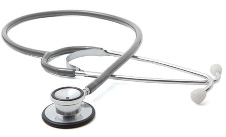 General Exam Stethoscope Proscope™ 670 Gray 1-Tube 21 Inch Tube Double Sided Chestpiece