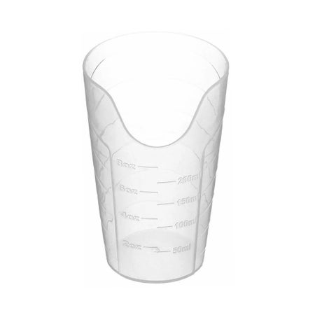 ADL Dysphagia Cup Nosey Cup 8 oz. Plastic Translucent Reusable