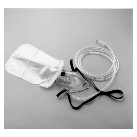 NonRebreather Oxygen Mask Salter Labs® Elongated Style Adult One Size Fits Most Adjustable Head Strap