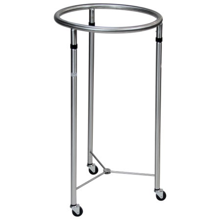 Hamper Stand Blickman Rolling Round Opening Open Top Without Lid