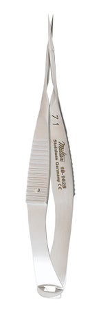 Micro Iris Scissors Miltex® McPherson-Vannas 3-1/4 Inch Length OR / Surgical Grade German Stainless Steel NonSterile Thumb Handle Straight Sharp Tip / Sharp Tip
