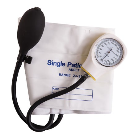 Aneroid Sphygmomanometer Unit MABIS® Adult Cuff Arm Vinyl Cuff 22 - 33 cm Pocket Aneroid