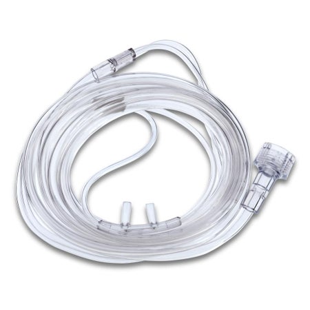Nasal Cannula Hudson RCI® Adult Curved Prongs 7 Foot Tubing Low Flow Rate